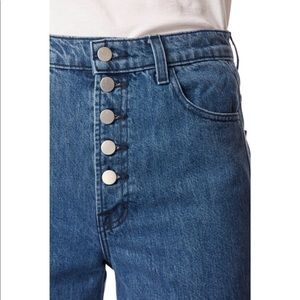 JBrand Heather Button-fly Straight Jeans 27